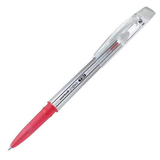 UNI MITSUBISHI - M UF220-07 R - Penna a sfera gel cancellabile Uniball Signo TSI - punta 0,7mm - rosso  - Uni Mitsubishi
