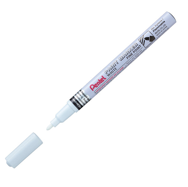 PENTEL - MSP10-W - Marcatore Paint Marker Linea Amiko - punta fine 2,90mm - bianco - Pentel