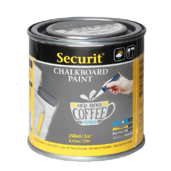SECURIT - PNT-GY-SM - Pittura Lavagna - grigio - 250 ml (5 mq) - Securit