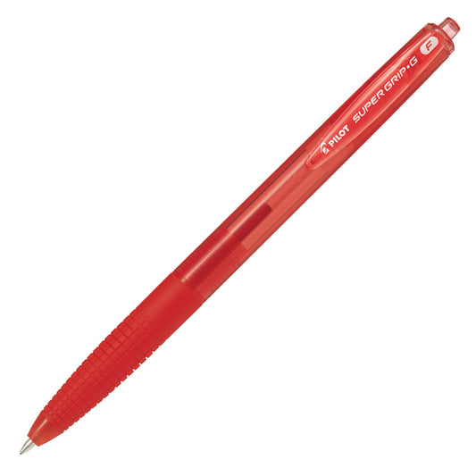 PILOT - 001640 - Penna a scatto Supergrip G  - punta 0,7mm - rosso - Pilot