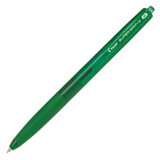 PILOT - 001641 - Penna a scatto Supergrip G - punta 0,7mm - verde  - Pilot