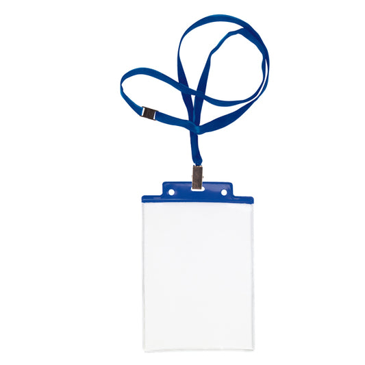 SEI ROTA - 31841607 - Portanome Pass 6S-P - cordoncino blu - 10 x 15 cm (A6) - blu - Sei Rota - conf. 10 pezzi