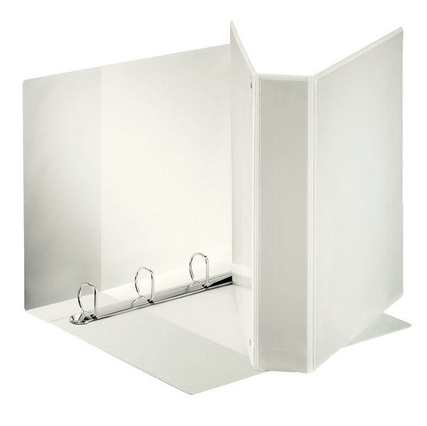 ESSELTE - 394754000 - Raccoglitore personalizzabile Display - 4 anelli a D 50 mm - dorso 7,1 cm 22x30 cm - bianco - Esselte