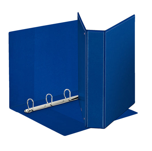 ESSELTE - 394754500 - Raccoglitore personalizzabile Display - 4 anelli a D 50 mm - dorso 7,1 cm - 22x30 cm - blu - Esselte