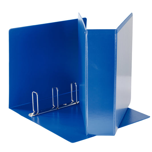 ESSELTE - 394758500 - Raccoglitore personalizzabile Display - 4 anelli quadri 65 mm - dorso 8,5 cm - 22x30 cm - blu - Esselte