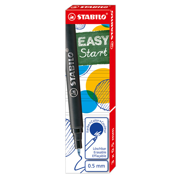 STABILO - 6890-041 - Refill per penna sferografica ergonomica Easyoriginal - punta media - blu - Stabilo - scatola 3 pezzi