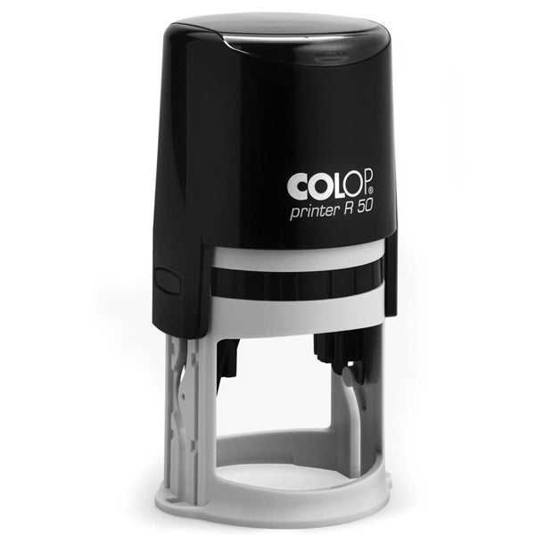 COLOP - PRINTER R50 - Timbro Printer R50 - diametro 50 mm - 6 righe - personalizzabile - autoinchiostrante - Colop