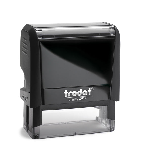 TRODAT - 47586 - Timbro Original Printy 4.0 4914 - autoinchiostrante - personalizzabile - 64x26 mm - 7 righe - Trodat