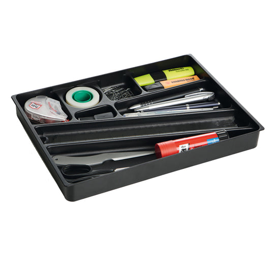 DURABLE - 1712004058 - Vaschetta portaoggetti Idealbox per cassetti - 24x34x3,6 cm - nero - Durable