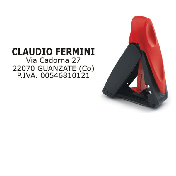 TRODAT - 46304. - Timbro tascabile Mobile Printy 9440 - personalizzabile - autoinchiostrante - 40x40 mm - 8 righe - Trodat