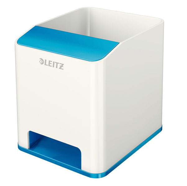 LEITZ - 53631036 - Portapenne con amplificatore WOW - 9x10x10 cm - blu - Leitz