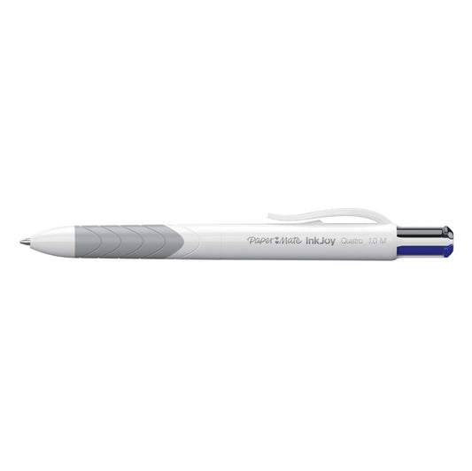 PAPERMATE - S0977260 - Penna a sfera a scatto multifunzione Inkjoy Quatro  - punta 1,0mm - nero, blu, rosso, verde - Papermate