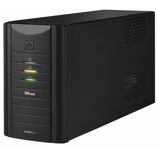 TRUST - 21199 - Gruppo di continuitA' Oxxtron 1000VA UPS + 2 prese schuko aggiuntive da 220 V - Trust