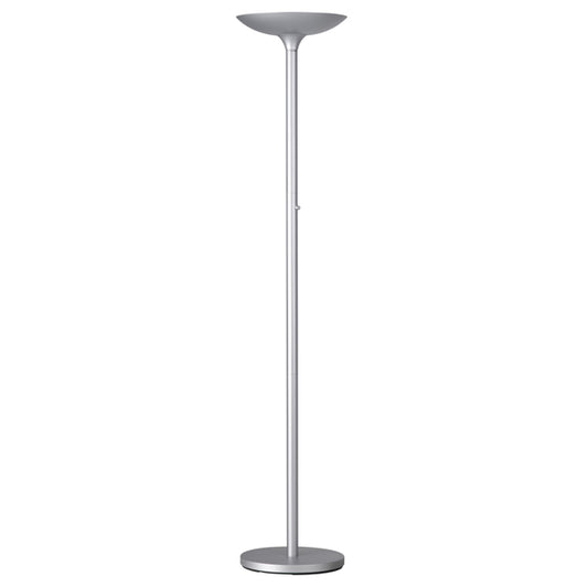 UNILUX - 400090468 - Lampada da terra Varialux - a led - base diametro 30 cm - H 175-186 cm - 22 W - grigio metal - Unilux