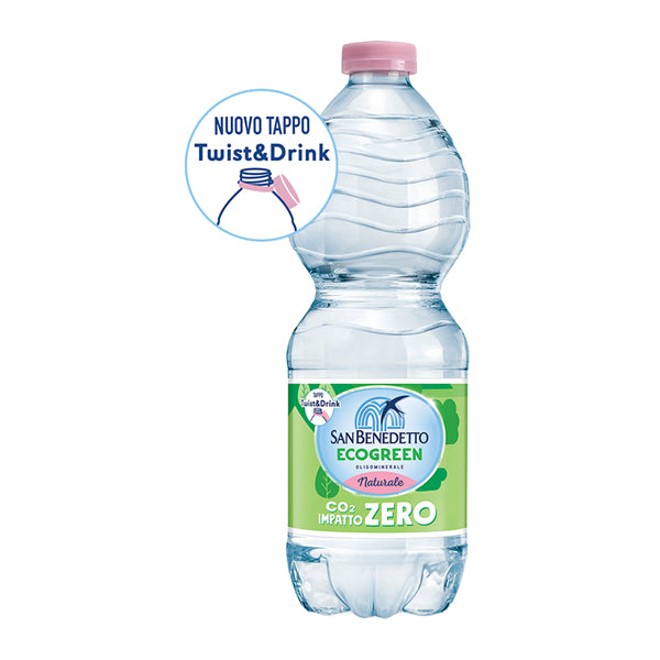SAN BENEDETTO - SBAN5 - Acqua naturale - PET - bottiglia da 500 ml - San Benedetto