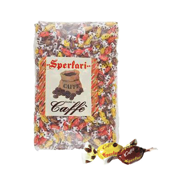 SPERLARI - SPCF - Caramelle Mini - gusto caffE' - Sperlari - busta da 1 kg (circa 500pz)