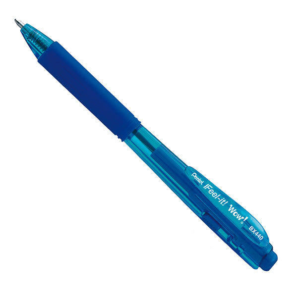 PENTEL - BX440-CI - Penna a sfera a scatto Feel It - blu - punta 1,0mm - Pentel