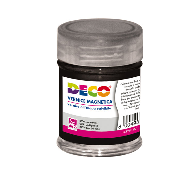 DECO - 11341 - Vernice lavagna magnetica - 120 gr - nero - Deco
