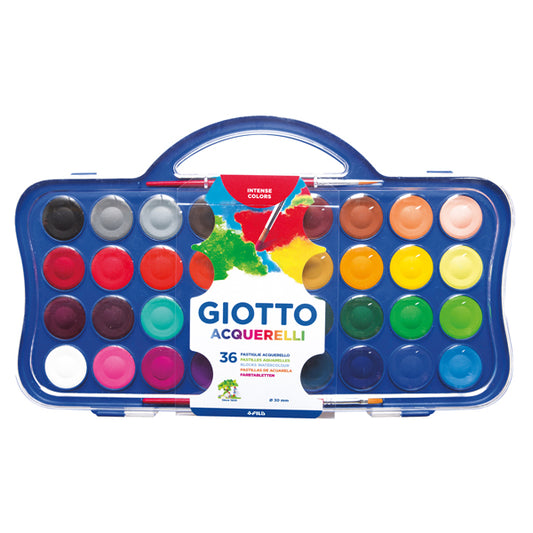 GIOTTO - 353600 - Pastiglie Acquerelli  - D 30mm - Giotto -  36 pastiglie