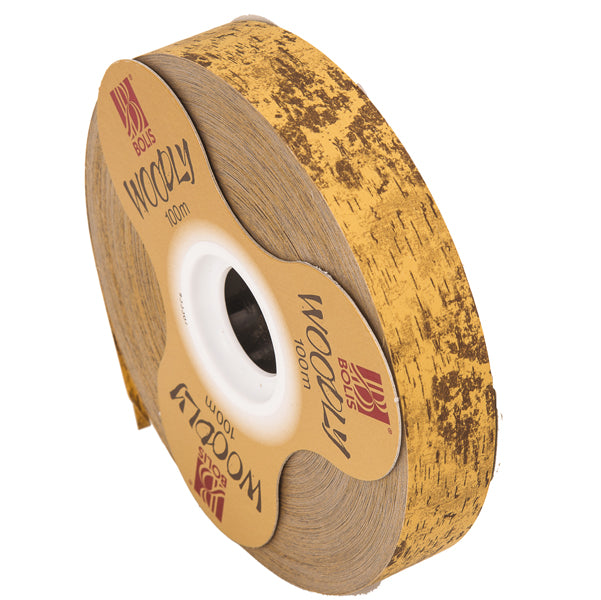 BOLIS - 51282421028 - Rotolo nastro Woodly - corteccia-marrone chiaro - 24mm x 100mt - Bolis