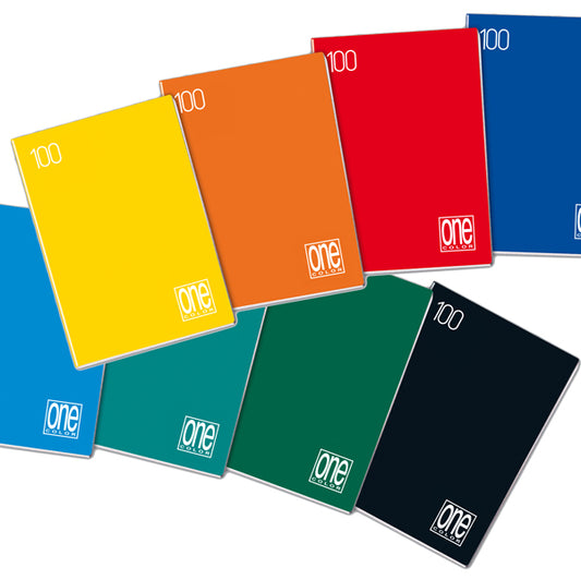 BLASETTI - 2279 - Maxiquaderno One Color - A4 - punto metallico - quadretto 10mm c-margine - 18+1 fogli - 100gr - Blasetti