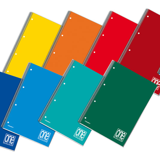 BLASETTI - 3068 - Maxiquaderno One Color - A4+ - forato - quadretto 4 mm - 140  fogli - 70 gr - spiralato - Blasetti