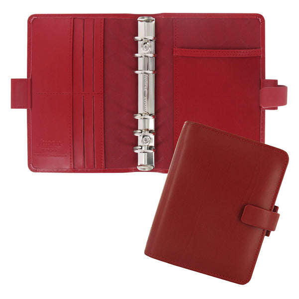 FILOFAX - L026962 - Organiser Metropol Pocket - similpelle - rosso - 14,6 x 11,5 x 3,5mm - Filofax