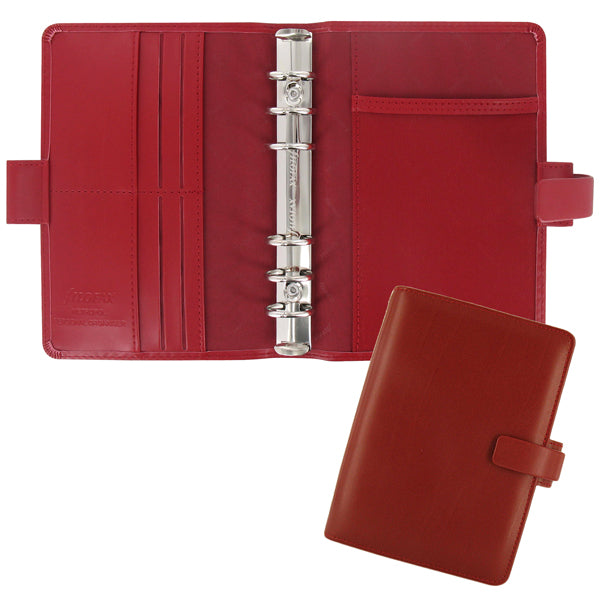 FILOFAX - L026910 - Organiser Metropol Personal - similpelle - rosso - 18,8 x 13,5 x 3,8cm - Filofax