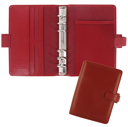 FILOFAX - L026910 - Organiser Metropol Personal - similpelle - rosso - 18,8 x 13,5 x 3,8cm - Filofax