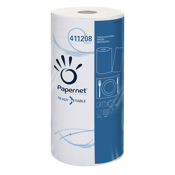 PAPERNET - 411208 - Tovaglietta in rotolo - 42 x 32 cm - bianco - 100 strappi - Papernet