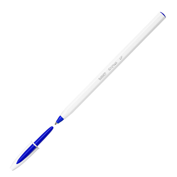 BIC - 949879 - Penna a sfera Cristal Up con cappuccio  - punta media 1,2mm  - blu - Bic - conf. 20 pezzi