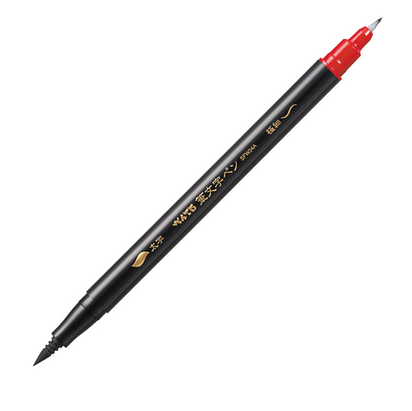 PENTEL - OX15024 - Pennarello - doppia punta in fibra - nero - Pentel