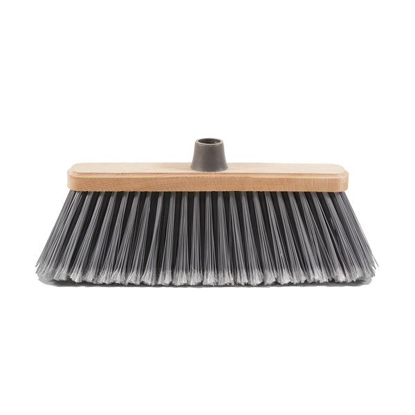 In Factory - 0020B - Scopa Spazzesterni - coccia in legno - 28 cm - Perfetto