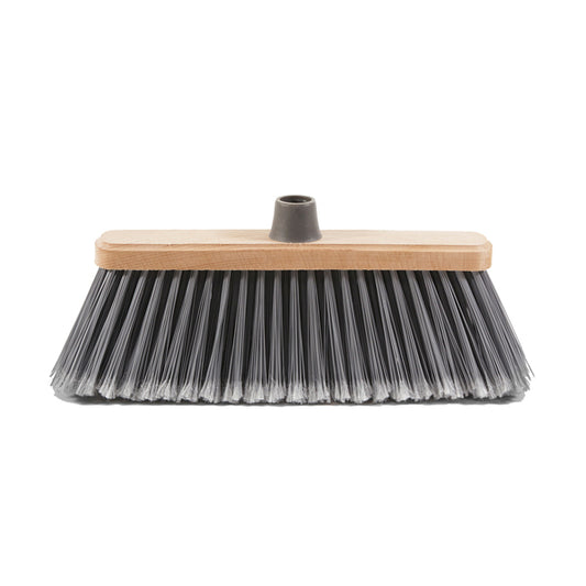 In Factory - 0020B - Scopa Spazzesterni - coccia in legno - 28 cm - Perfetto