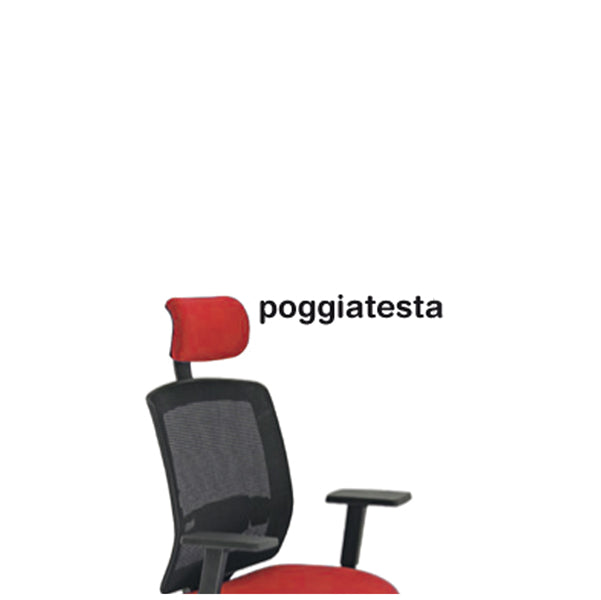 Unisit - PGMLA-SR - Poggiatesta per seduta Molly A - rosso - Unisit