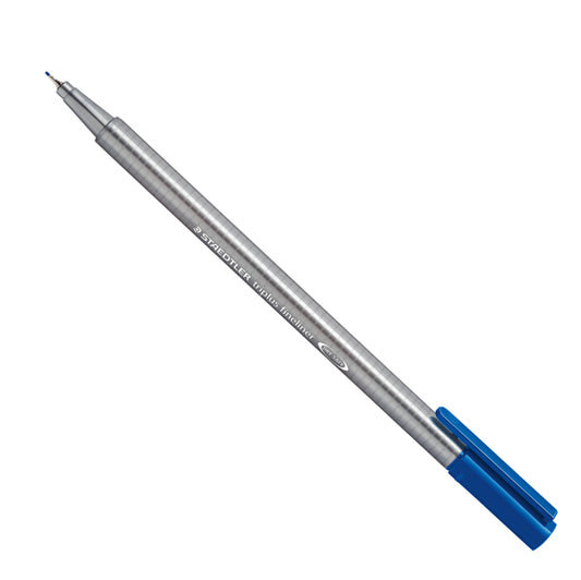STAEDTLER - 334-3 - Penna Fineliner triplus  - tratto 0,30mm - blu - Staedtler