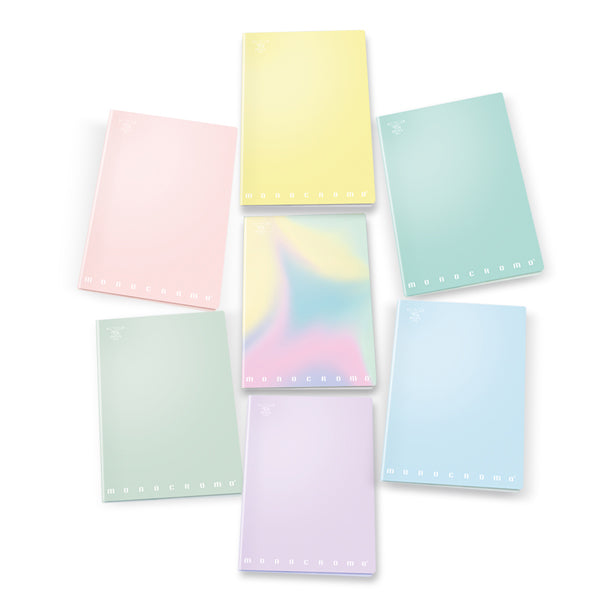 PIGNA - 02298900Q - Maxiquaderno Monocromo Pastel - A4 - quadretto 5mm c-margine - 42 fogli - 80gr - Pigna