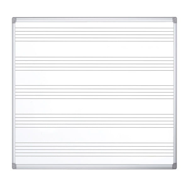 BI-OFFICE - CR1791170 - Lavagna magnetica Maya Musica - pentagramma musicale - 120 x 120 cm - Bi-Office