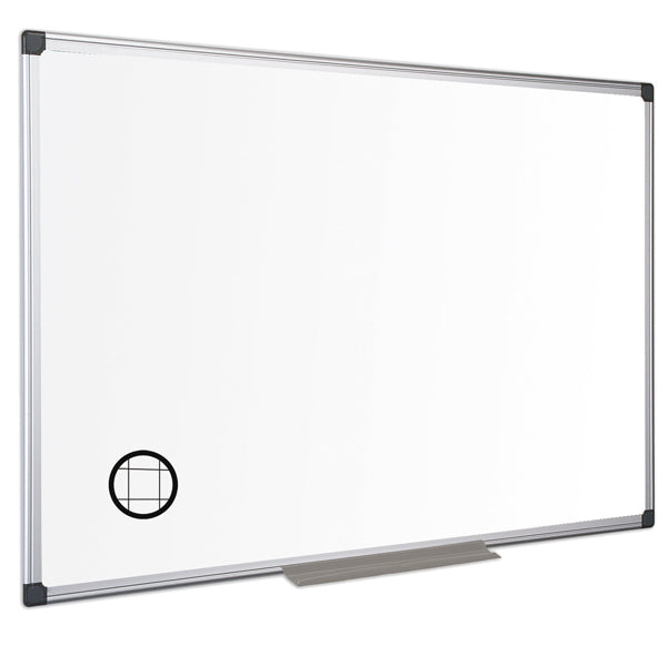 BI-OFFICE - CR0803170 - Lavagna magnetica Maya a quadretti - 90 x 120 cm - bianco - Bi-Office