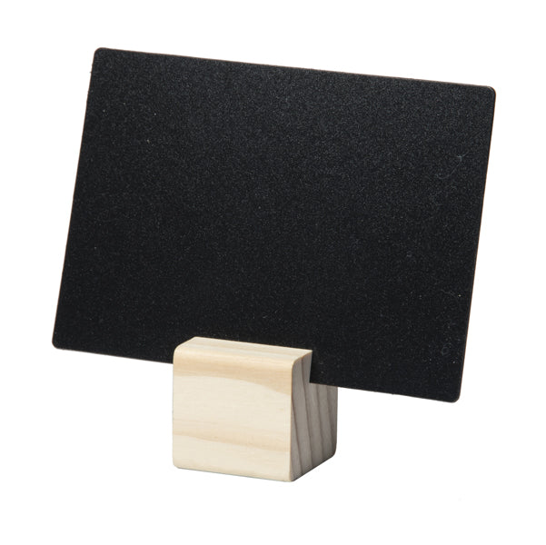 SECURIT - TAG-HLD-TE - Supporti wood per targhette - 6 targhette incluse - Securit - set 12 pezzi