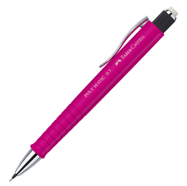 FABER-CASTELL - 133328 - Portamine Poly Matic - mina 0,70mm - fusto rosa - Faber Castell