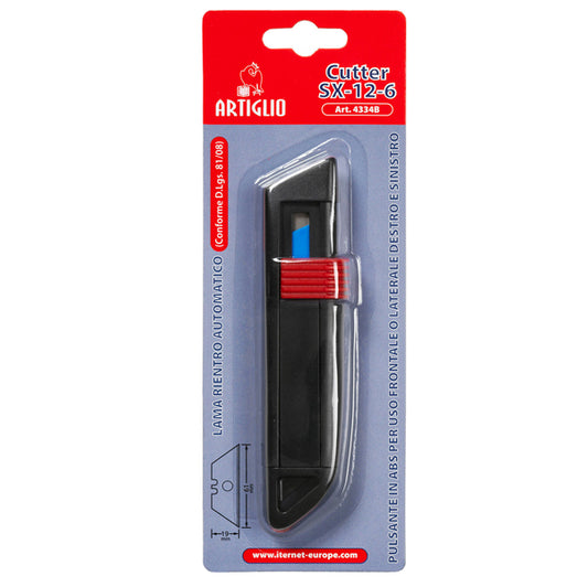 ITERNET - 4334B - Cutter SX 12 6 - lama a rientro automatico - Artiglio