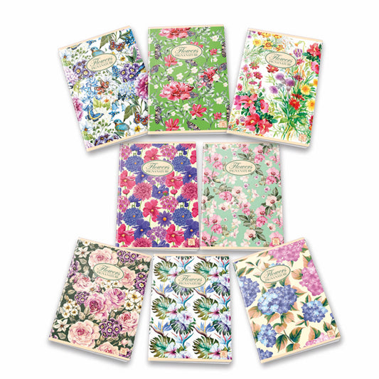 PIGNA - 02298855M - Maxiquaderno Nature Flowers - A4 - 5 mm - 42 fogli - 80 gr - Pigna