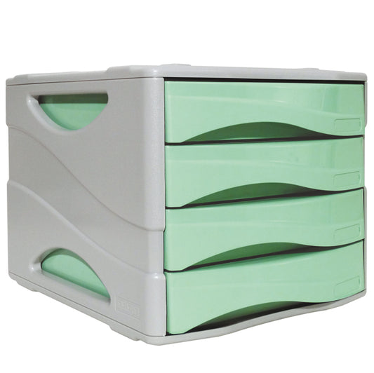 ARDA - 15P4PPASV - Cassettiera Keep Colour Pastel - 25 x 32 cm - cassetti 5 cm - grigio-verde - Arda