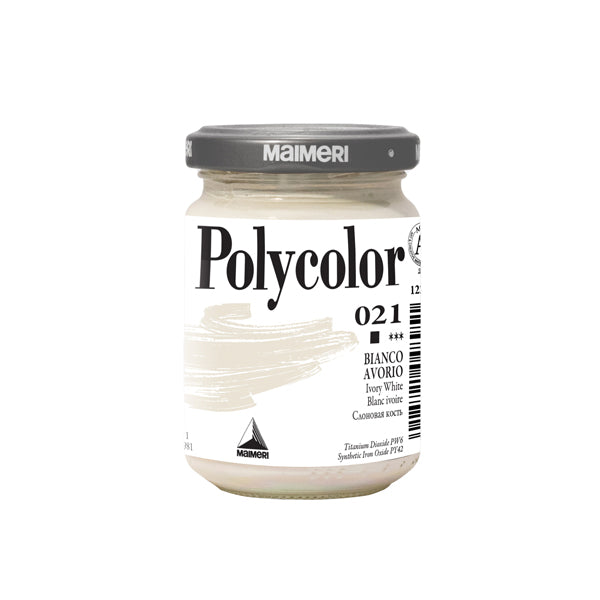 MAIMERI - M1220021 - Colore vinilico Polycolor - 140 ml - bianco avorio - Maimeri