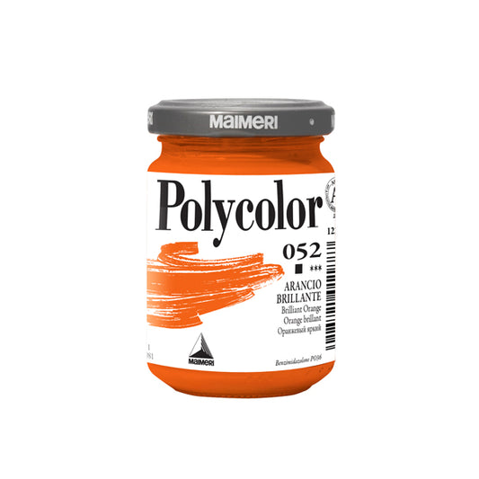 MAIMERI - M1220052 - Colore vinilico Polycolor - 140 ml - arancio brillante - Maimeri