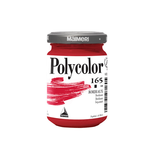 MAIMERI - M1220165 - Colore vinilico Polycolor - 140 ml - bordeaux - Maimeri