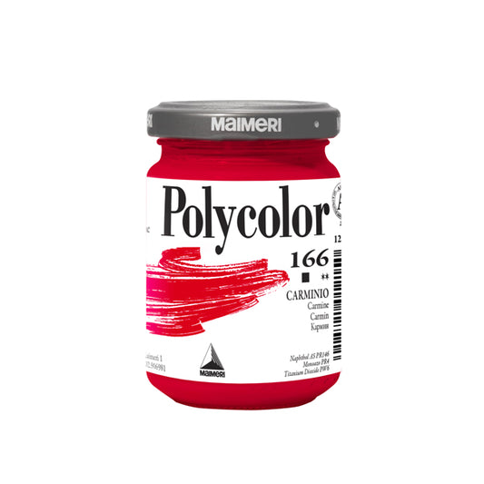 MAIMERI - M1220166 - Colore vinilico Polycolor - 140 ml - carminio - Maimeri