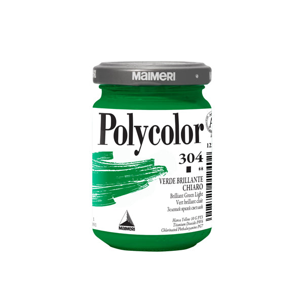 MAIMERI - M1220304 - Colore vinilico Polycolor - 140 ml - verde brillante chiaro - Maimeri