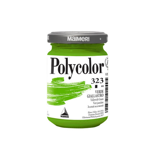 MAIMERI - M1220323 - Colore vinilico Polycolor - 140 ml - verde giallastro - Maimeri